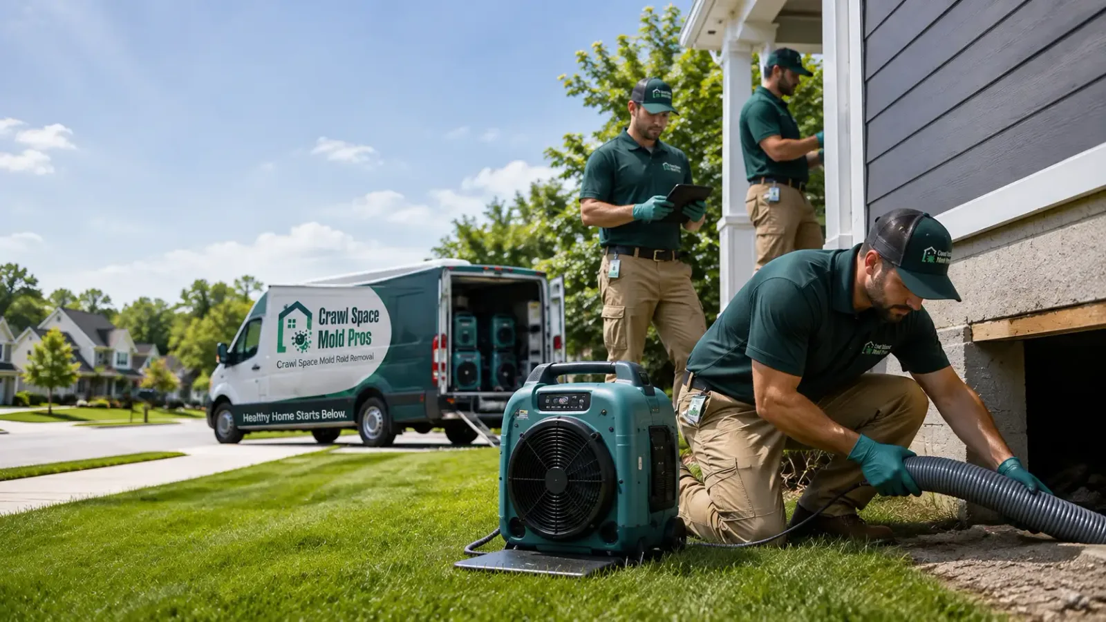 Crawl Space Mold Removal in Yantic, CT